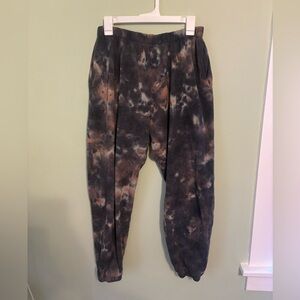 Wild Fable Women’s Black and Brown Tie-Dye Joggers
